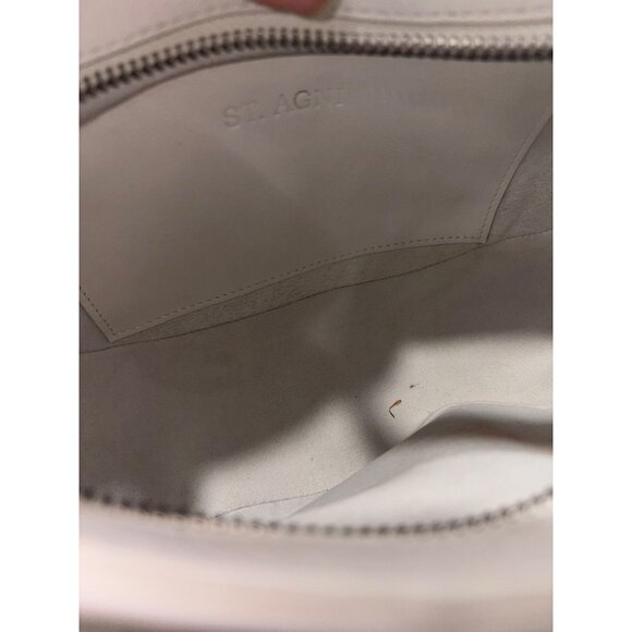 St. Agni Petit Shoulder Bag in Tofu New Womens Leather Mini Purse - Picture 7 of 8